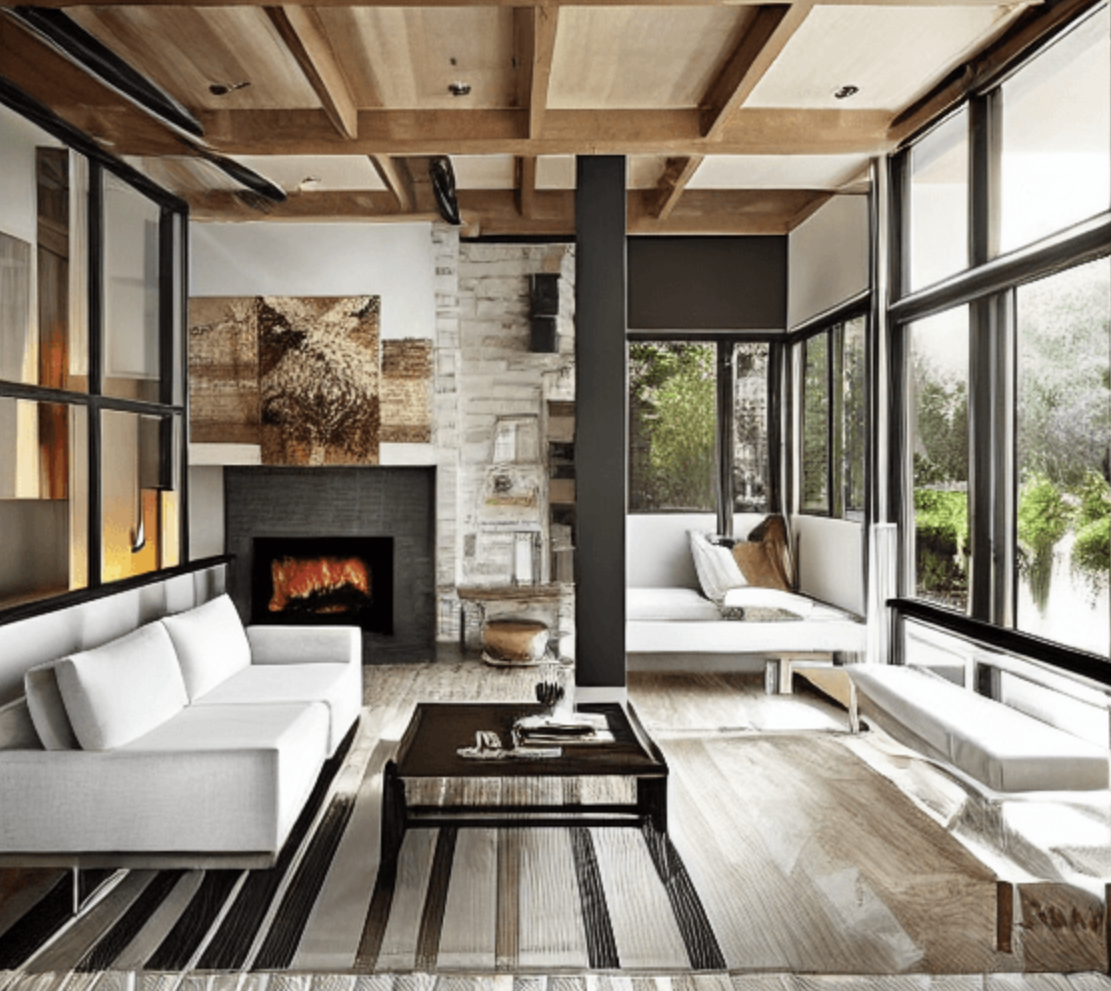 3D visualization of interior design options